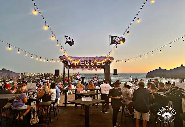 Wrecked at the Reef Beach Bar Puerto Peñasco Sonora Mexico